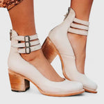 Janelis pumps med blockklack