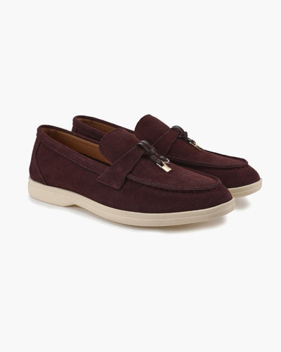 Loafers i läder