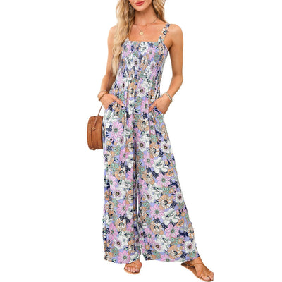 Ursula jumpsuit med blommönster