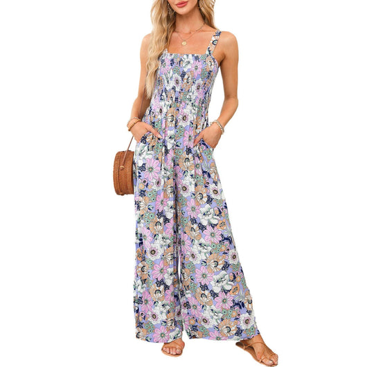Ursula jumpsuit med blommönster