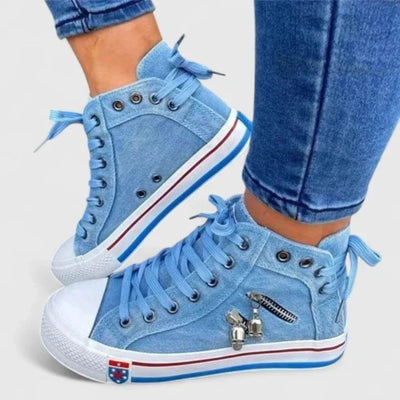 Michaela sneakers i denim