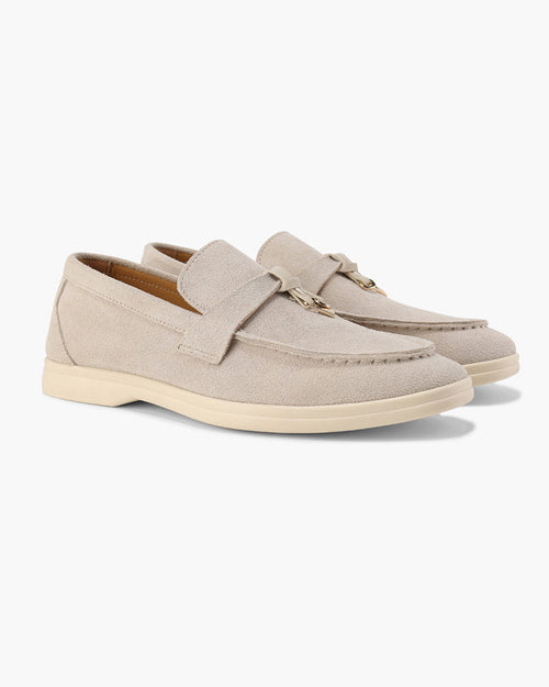 Loafers i läder