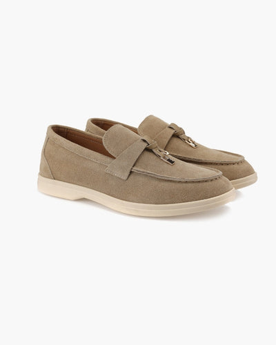 Loafers i läder