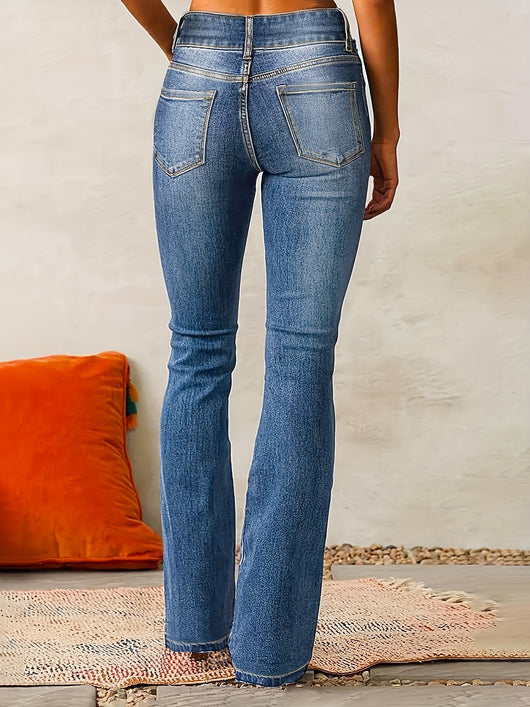 Greta jeans i denim