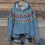 Carolin hoodie i sammet