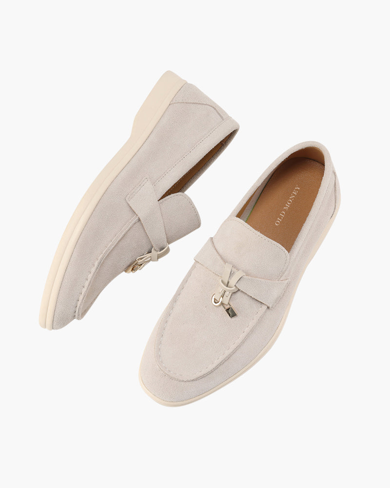 Loafers i läder