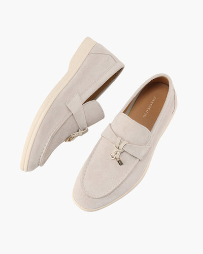 Loafers i läder