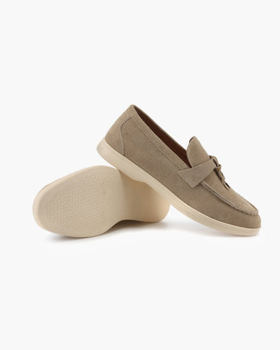 Loafers i läder