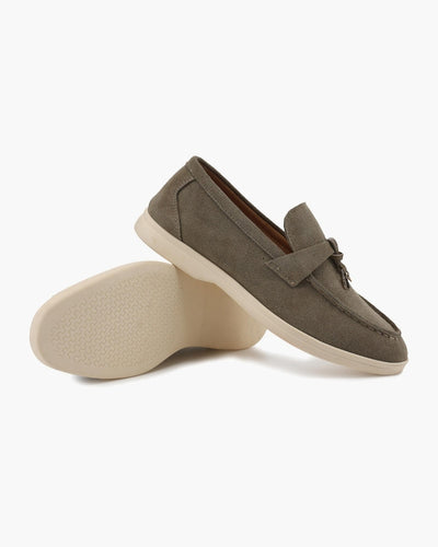 Loafers i läder