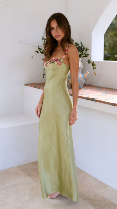 Emilia klänning med blommönster