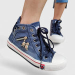 Michaela sneakers i denim