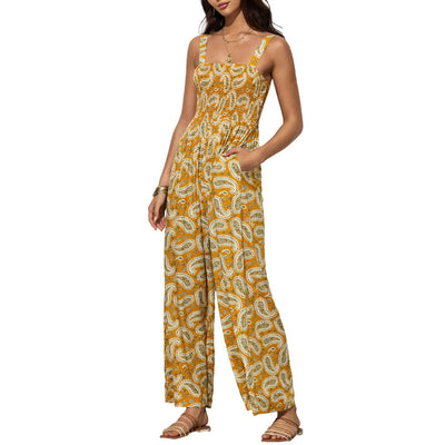 Ursula jumpsuit med blommönster