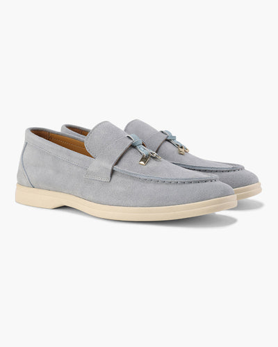 Loafers i läder