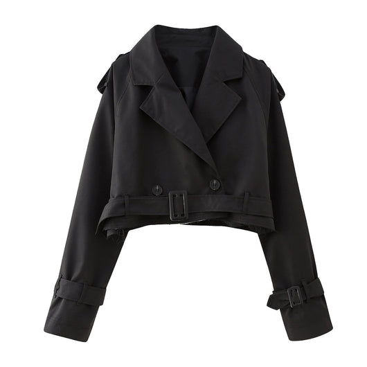 Karla trenchcoat med skärp