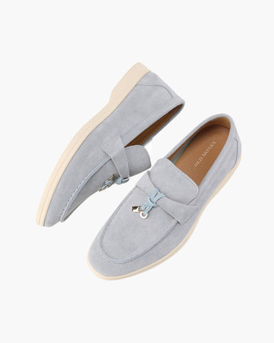 Loafers i läder