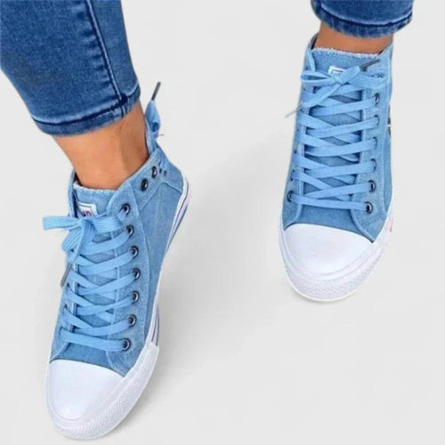 Michaela sneakers i denim