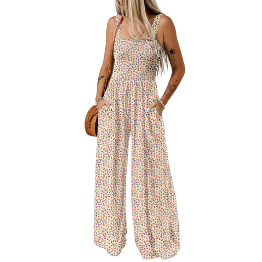 Ursula jumpsuit med blommönster