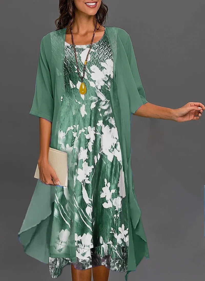 Marie set med blommönster