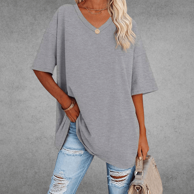 Franziska t-shirt med v-ringning