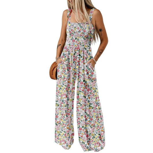Ursula jumpsuit med blommönster