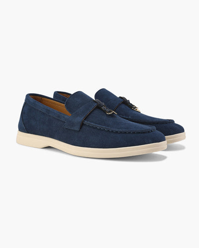 Loafers i läder