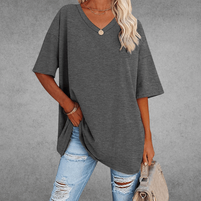 Franziska t-shirt med v-ringning