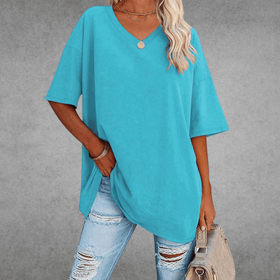 Franziska t-shirt med v-ringning