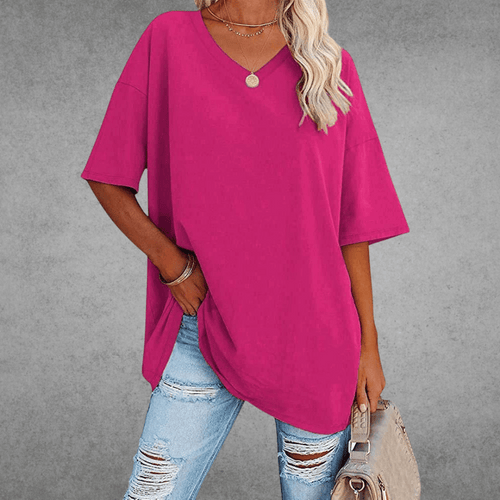 Franziska t-shirt med v-ringning
