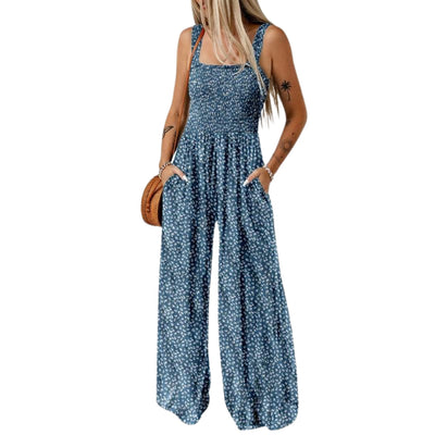 Ursula jumpsuit med blommönster