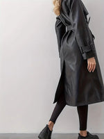 Edith trenchcoat i konstläder