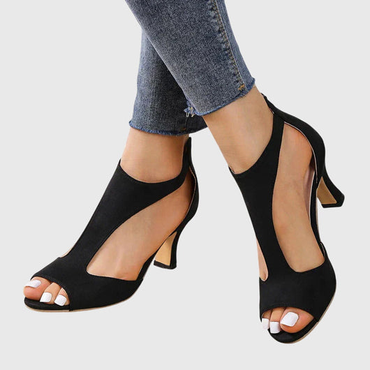 Delfina pumps med blockklack