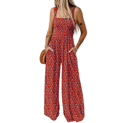 Ursula jumpsuit med blommönster