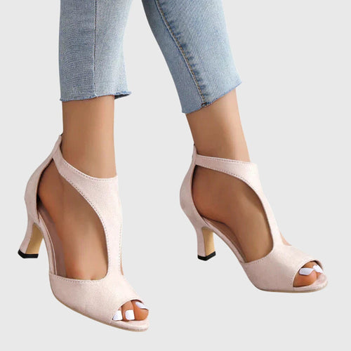 Delfina pumps med blockklack