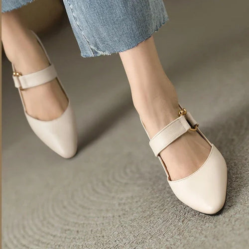 Hanna pumps med blockklack