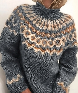 Mysig - Pull à col roulé en laine