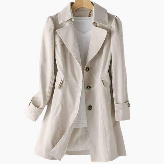 Gabriela trenchcoat med knappslå