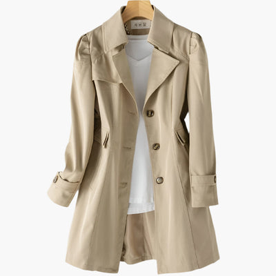 Gabriela trenchcoat med knappslå