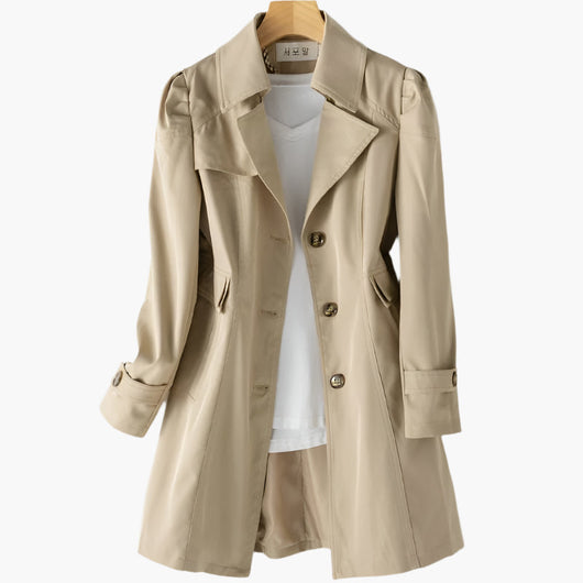 Gabriela trenchcoat med knappslå