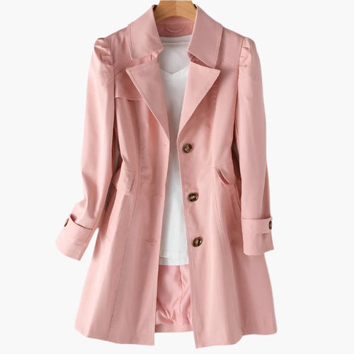 Gabriela trenchcoat med knappslå