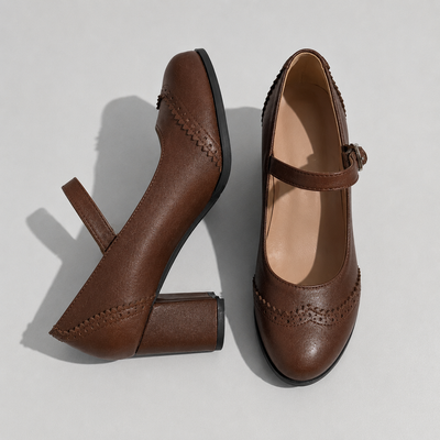 Kristenyah pumps med blockklack