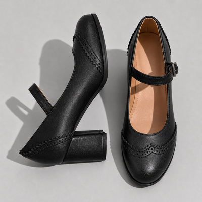 Kristenyah pumps med blockklack