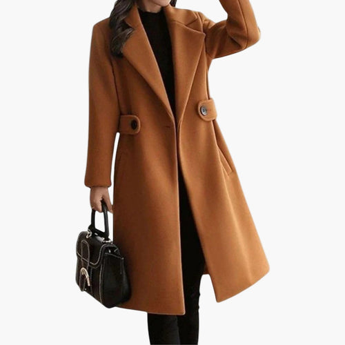 Claudia vinterkappa med knappslå