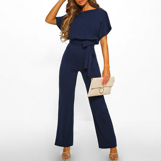 Viola jumpsuit med korta ärmar