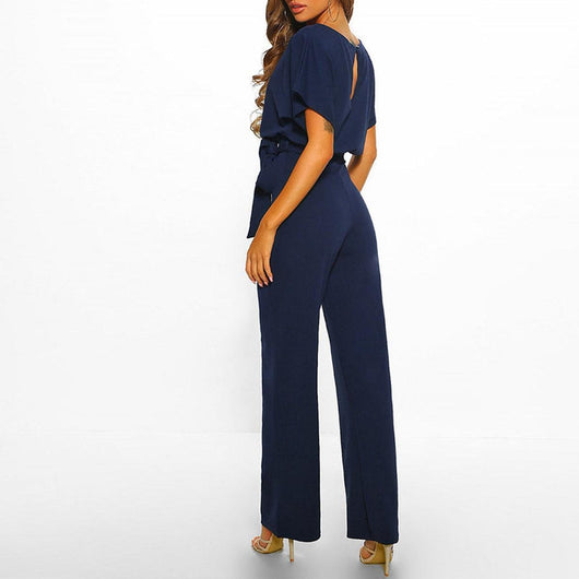 Viola jumpsuit med korta ärmar
