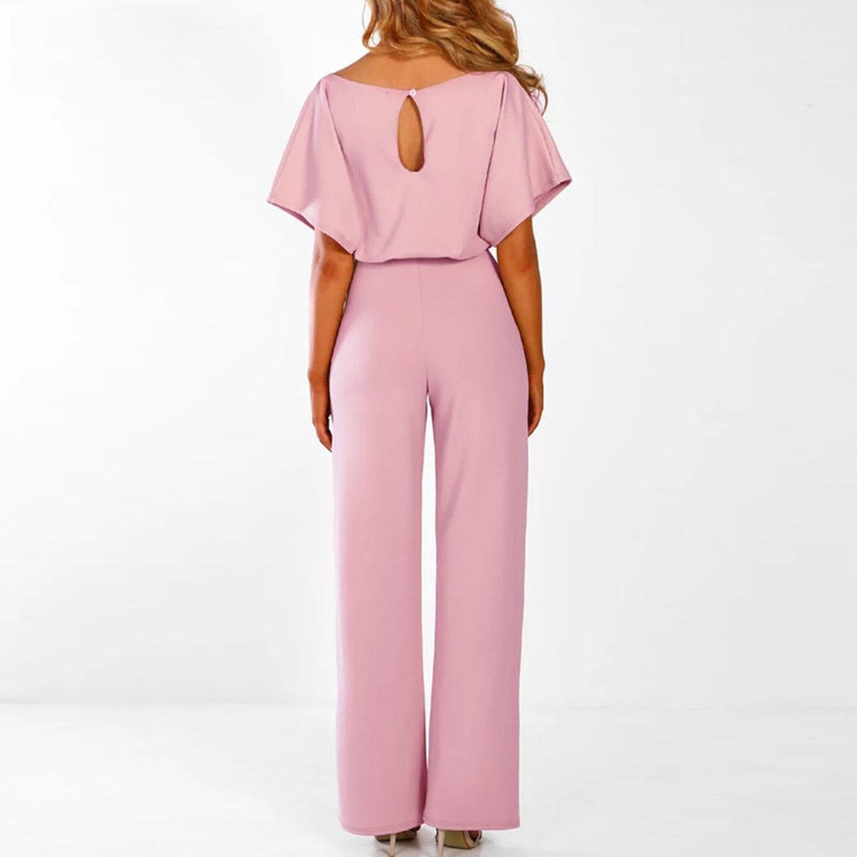Viola jumpsuit med korta ärmar