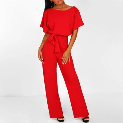 Viola jumpsuit med korta ärmar