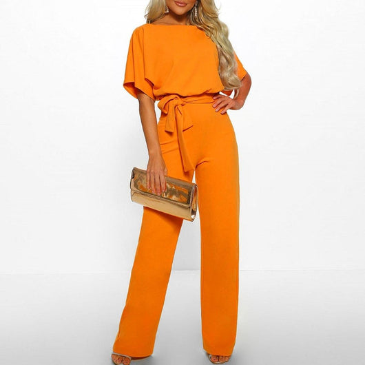 Viola jumpsuit med korta ärmar