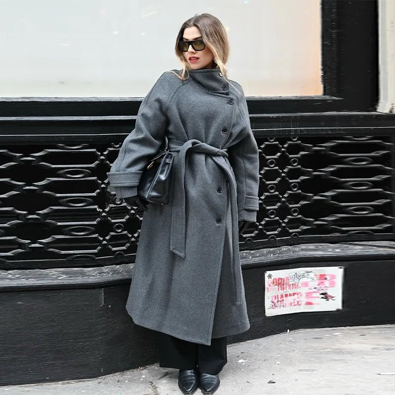 Kerstin trenchcoat med skärp