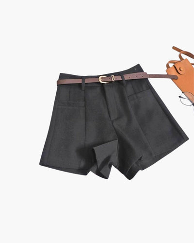 Shorts med hög midja