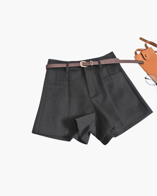 Shorts med hög midja